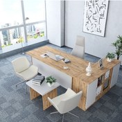 Resim Cruz 3'lü Ofis Takımı Model 8 Çam Beyaz 