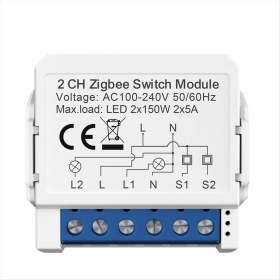 Resim Empoorlium Tuya Zigbee Zero Fire Akıllı Anahtar Modülü Iki Yönlü Kontrol Desteği Ses Kontrolü Dıy Ev Otomasyonu 2 Çeteli (Yurt Dışından) 