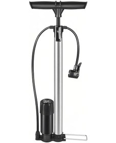 Resim Qingmipy Bisiklet Fişe Tabanlı Pompası - 160 Psı Basınç Göstergeli, Schrader/presta Valflerle Uyumlu, Hızlı Ve Güvenli Şişme 