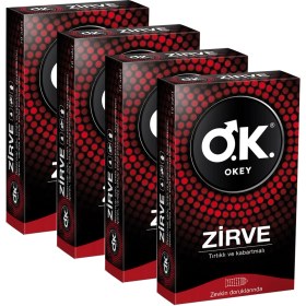 Resim Okey Zirve Prezervatif 10'lu x 4 