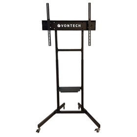 Resim Vontech V5510TS 55-100'' Tekerlekli Ayaklı TV Fuar Standı 