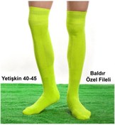 Resim Liggo Profesyonel Futbol Maç Çorabı Baldır Fileli Tozluk Konç 