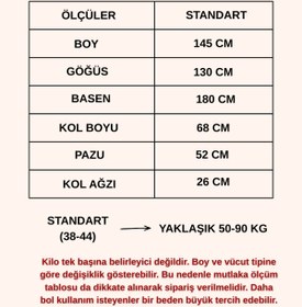 Resim Nissra Ankanoor Medine İpeği Omuz Büzgülü Boydan Düğmeli Ferace 145CM ANKA265130 