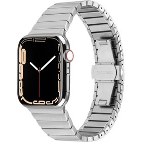 Resim Watch 38mm Kordon\u002Fkayış Metal Gövde Klipsli Sağlam Tasarım Strap Kayış 