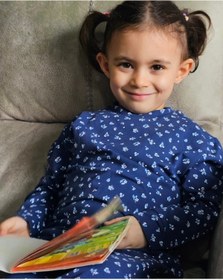 Resim Butik Desenli Süprem Lacivert Çocuk Pijama Takımı 