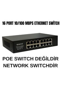 Resim 16 Port 10/100 Mbps Ethernet Network Switch 
