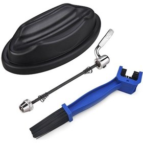 Resim Kosona Bisiklet Dağ Bisikleti Sürüş Platformu Aksesuarı: Ön Tekerlek Yükseltici + Arka Tekerlek Hızlı Çıkartma Çubuğu + Zincir Fırçası 