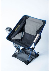 Resim Katlanır Kamp Sandalyesi Alt Bezli Batmaz Kaymaz 150 Kg Taşıma 