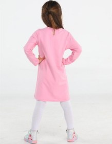 Resim Muzip Zürafa Kız Çocuk Pembe Elbise-pembe Pembe 