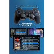 Resim Q9 10000+ Retro Arcade Oyun Konsolu & 8K Ultra HD Android TV Box Netflix YouTube Google Uyumlu 