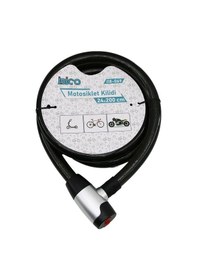 Resim Anahtarlı Metal Kaplama Kafaçek-it Kilit Kapakmotor - Bisiklet Kilit Çelik Telsiyah Şeffaf Kılıf24mm Çok Renkli 