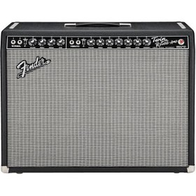 Resim Fender '65 Twin Reverb Elektro Gitar Amfisi - Black and Silver 