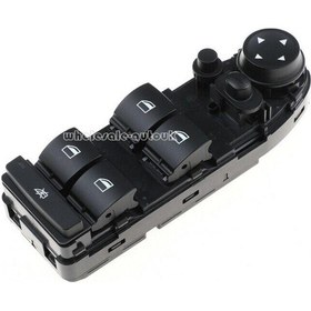 Resim Bmw E60 5 Serisi Sol Dörtlü Cam Düğmesi Katlanır Ayna 2004--2009 