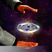 Resim Anti-Gravite UFO Asılı Sihirli Disk - Kablosuz Yüzen Top, Sihir Gösterileri, Sahne Performansları & Partiler İçin Uygun - Modern Uzay Gemisi Tasarımı, Yetişkinler ve Sihirbazlar İçin Dayanıklı Yüzen Prop - Masaüstü Sihir, Sokak Performansı & Manevi Sergi İçin İdeal, Fütüristik Dekoratif Araç, Pürüzsüz Dinamik Efektlerle, Parti Eğlence Aracı 