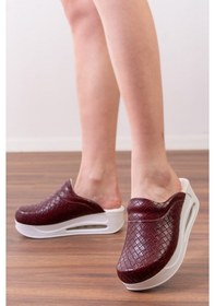 Resim Blum Sabo Terlik Bordo Air Max Ortopedik Ve Anatomik Sabo Terlik Bordo 