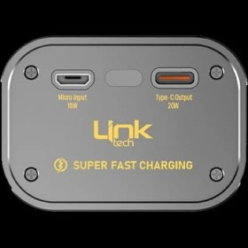 Resim Linktech C122 Strong 10000 Mah Pd 22.5W Şeffaf Powerbank 