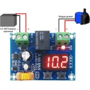 Resim Alkatronik XH-M609 Pil Aşırı Deşarj Koruma Modülü DC 12/36V Batarya Kurşun Asit Akü Düşük Voltaj Koruyucu Göst 