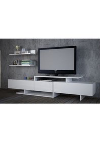 Resim Tv Ünitesi Yavru Beyaz 