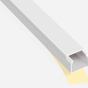 Resim Mutlusan Kablo Kanalı Yapışkanlı Beyaz (2m) 40X40 mm 