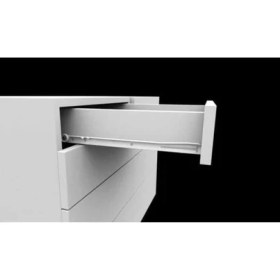 Resim 550MM Beyaz Bantlı Çekmece Rayı 1 Takım 