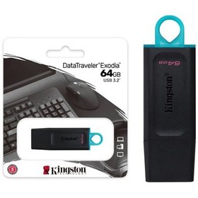 Resim Kıngston 64gb Datatraveler Exodia Usb 3.2 Gen 1 Flash Bellek Dtxm/64gb 
