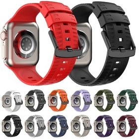 Resim Lastik Doku Silikon İzle Kordon 38mm iOS Uyumlu Watch 