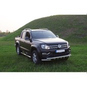 Resim Volkswagen Amarok 2010+ Off Road Krom Ön Koruma Ön Tampon Koruma Demiri Krom Glocity Aqm4wd 