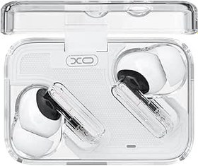Resim XO Kablosuz Bluetooth Kulaklık G21– Çift Mikrofonlu ANC & ENC Gürültü Engelleme, 40mAh Kulaklık Pili, 380mAh Şarj Kutusu, 6 Saat Dinleme Süresi, Type-C Hızlı Şarj, iPhone & Android İle Uyumlu Şeffaf 