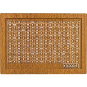 Resim Suntek Ahşap Para Kutusu El Sanatları Yeniden Kullanılabilir 