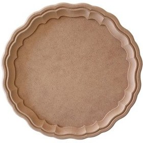 Resim Mdf 4'lü Yuvarlak Tepsi Seti 