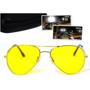 Resim Büro Ev Ofis Arabası Için Araç Içi Damla Metal Çerçeve Antifar Oto Gece Sürüş Gözlüğü 