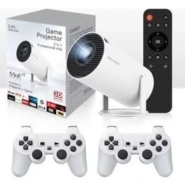 Resim Lordx Projeksiyon Cihazı 4K Projektör+Oyun 2in1 Pro Projektör 