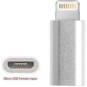 Resim iOS Uyumlu 8 Pin Lightning Erkek to Micro USB Dişi Çevirici Adaptör 