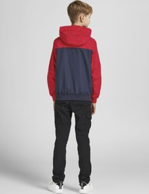 Resim Jack & Jones Çocuk Blok Renkli Kapüşonlu Ceket-Rush - 12200453 - BS 