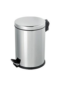 Resim Omnisoft Plx3700-305 Krom Pedallı Paslanmaz Çöp Kovası 5 Lt 