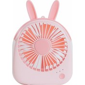 Resim Xphone Store WT-F14 1200 Mah Tavşan Şekli 3 Hızlı Kontrollü Mini Taşınabilir Fan (Pembe) (Yurt Dışından) 