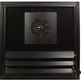 Resim Kadıoğlu Menfez Sineklik Aspiratörlü Fanlı Alüminyum Yapıştırma Menfez Mat Siyah 