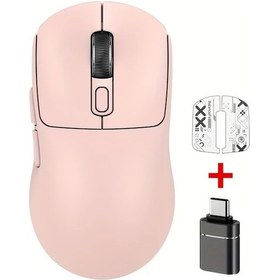 Resim Cloud011 Pembe Kablosuz Oyun Mouse Şarj Edilebilir 2.4g Taşınabilir Laptop Mouse Diğer 
