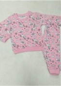 Resim KUZUCUK KİDS35 Kız Bebek Pembe Pijama Takım 