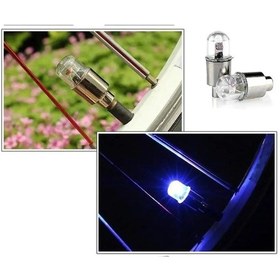 Resim Işıklı Bisiklet Araba Sibop Kapağı 2 Adet 