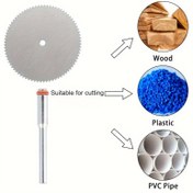 Resim 11 adet, 6 adet, Paslanmaz Çelik Küçük Dilim, İnce Testere Bıçağı, Mini Küçük Testere Bıçağı, Ahşap Plastik Kesme Bıçağı, Elektrikli Döner Taşlama Aksesuarları 