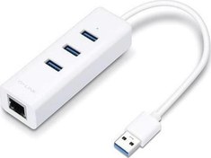 Resim UE330 10-100-1000 Mbps 3.0 USB Ethernet Çevirici + 3 Port USB Çoğaltıcı TP-Link