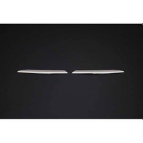 Resim Honda Civic Uyumlu Sis Farı Çıtası 2 Parça 2016-2021 Paslanmaz Krom 