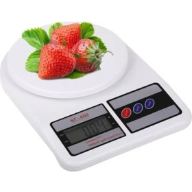Resim Toptancı Kapında LCD Ekranlı Mutfak Tartısı Dijital Hassas Mutfak Terazisi 