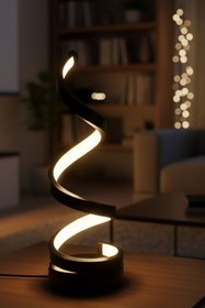 Resim TechnoStation Geometrik Dekor LED Aydınlatma Şık Şirin Loş Masa Ve Gece Lambası Ev Ofis Yatak Odası Aydınlatma 