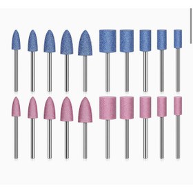 Resim BGA Dremel geleneksel gravür makineleri taşlama aşındırıcı seti 20 adet 