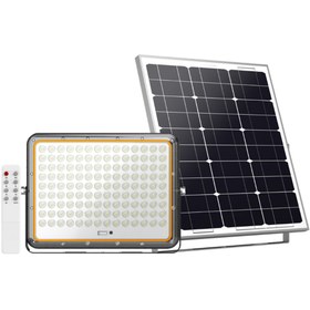 Resim FUJİLED FUJİ LED 200W SOLAR PROJEKTÖR REMOTE KONTROL (KUMANDALI) SOLAR PANEL IP65 MODEL NO:ZQ-AGZ-200W 