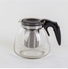 Resim Cam Süzgeçli Demlik Şeffaf 