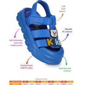 Resim Kiko Kids Jack Hafif Taban Erkek Çocuk Sandalet 
