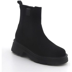Resim Bot Kadın 8l5479 Comart 5479 Camoscio Nero Camoscio Nero 